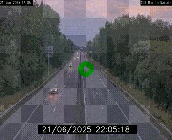 Webcam sur le périphérique de Nantes (N844) entre la Porte de Saint-Luce et la Porte d'Anjou, à l'est de la ville