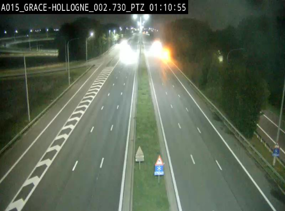 Caméra trafic Belgique - Grâce-Hollogne - E42, jonction avec A604, direction Loncin/Aéroport de Liège -  BK 3.2