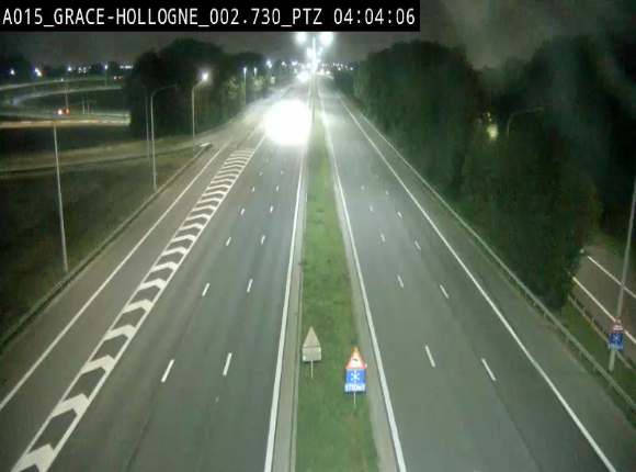 Caméra trafic Belgique - Grâce-Hollogne - E42, jonction avec A604, direction Loncin/Aéroport de Liège -  BK 3.2