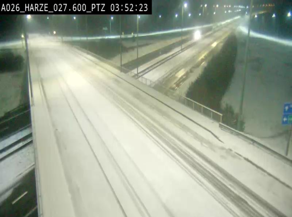 Caméra autoroute Belgique - Sougné-Remouchamps,E25 direction Luxembourg