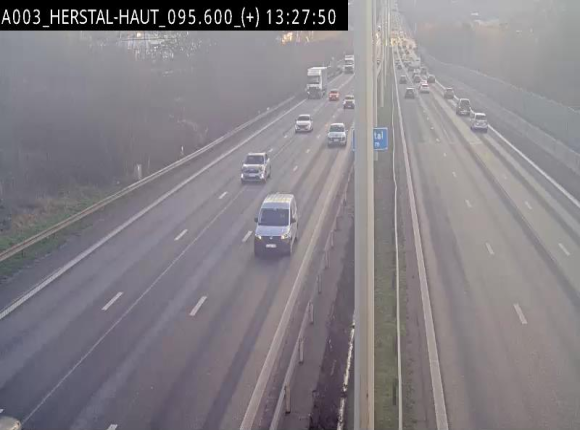 Webcam autoroute Belgique - Herstal - E40 direction Aix-la-Chapelle - BK 97