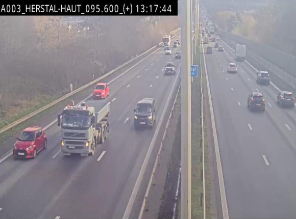 Webcam autoroute Belgique - Herstal - E40 direction Aix-la-Chapelle - BK 97