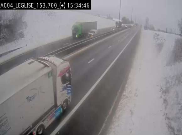 Webcam autoroute E411 à hauteur de Léglise, en direction de Luxembourg