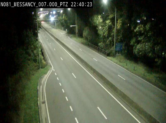 Webcam sur la N81 (E411) à hauteur du Cora Messancy. Vue orientée vers Arlon
