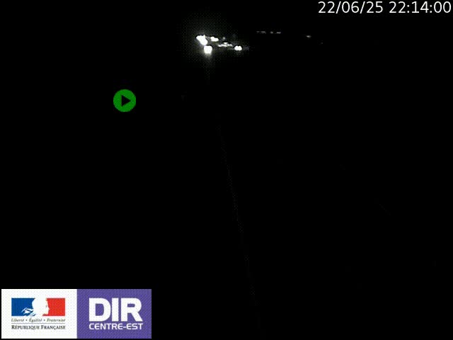 Webcam sur le contournement de Valence, sur la Nationale 7, à la jonction avec la N532, caméra orientée vers Grenoble