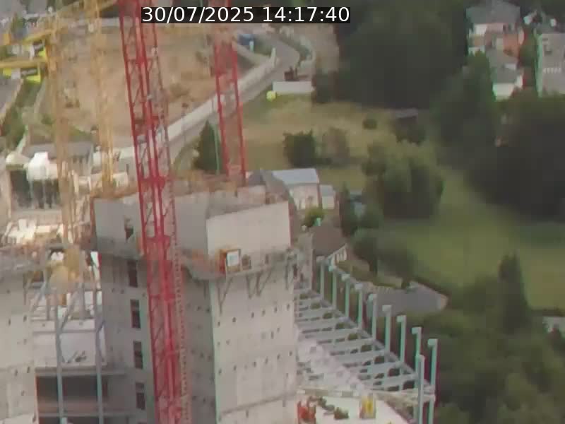Webcam sur l'avenue John Fitzgerald Kennedy (N51) avec vue orientée vers le Findel