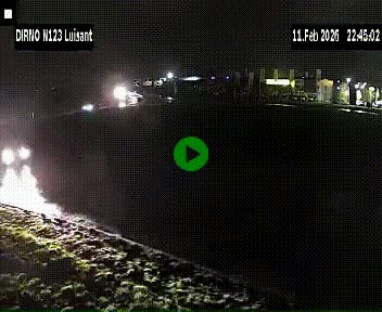 Webcam en périphérie de Chartres sur la N123, à hauteur de Luisant. Vue orientée vers Chartres