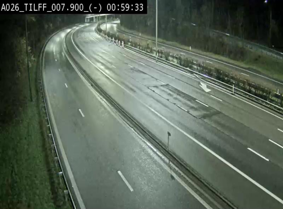 Webcam autoroute A26/E25 à Esneux, en Belgique en direction Luxembourg - BK 7.9