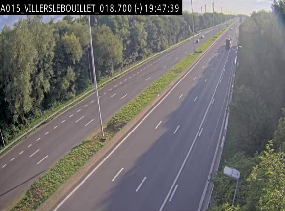Webcam autoroute Belgique - Villers-le-Bouillet - E42 direction Liège - BK 18.7