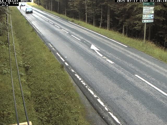 Caméra du Collet sur la route de Colmar (D417)