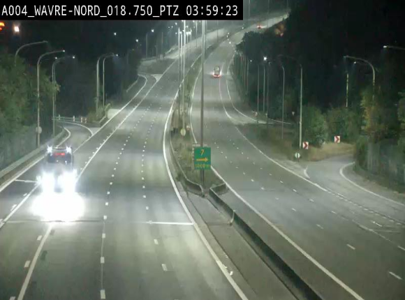 Webcam traffic E411(A4) - BK 18.7 - Bierges (Wavre Nord)