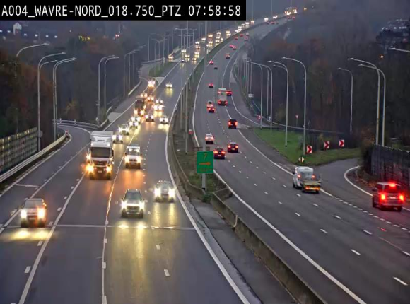 Webcam traffic E411(A4) - BK 18.7 - Bierges (Wavre Nord)