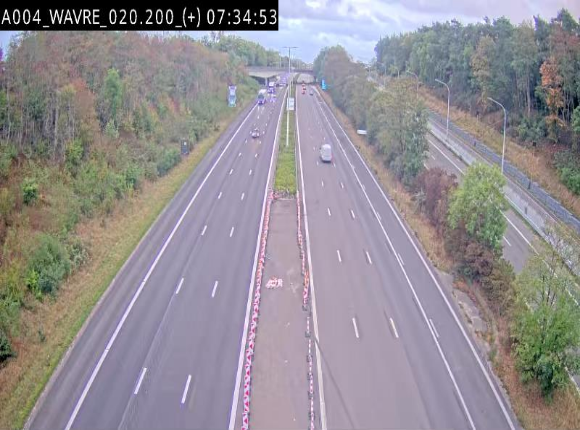 Webcam @ Wavre-sud KP 19.6, A4/E411