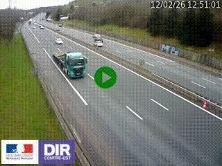 Webcam routière à Saint-Etienne-Terrenoire sur la RN88 avant la jonction entre l'A72 et le Boulevard Périphérique de Saint-Etienne