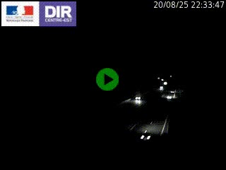 Caméra trafic à Meylan sur la Rocade-Sud de Grenoble en direction d'Aix-en-Provence