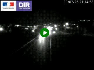 Caméra autoroute à Saint-Etienne (Les Littes) à hauteur du Ikea Saint-Etienne sur l'A72 en direction de Roanne