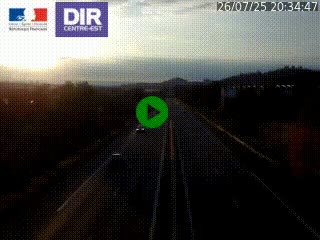 Caméra autoroute à Saint-Etienne (Les Littes) à hauteur du Ikea Saint-Etienne sur l'A72 en direction de Roanne