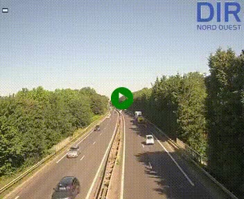 Webcam sur le périphérique de Caen (N814) à l'est de la ville, à Mondeville hauteur de la sortie 2, Presqu'île-Rives de l'Orne, au bout de l'autoroute A13