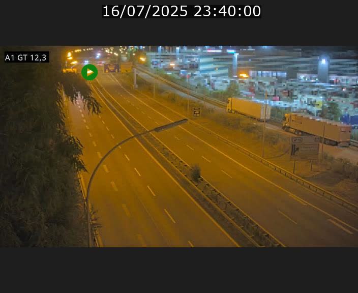 Traffic live webcam Luxembourg Senningerberg - A1 direction Allemagne - BK 12.3