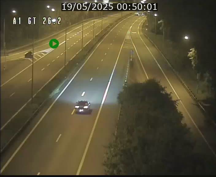 Traffic live webcam Luxembourg Grevenmacher - A1 direction Allemagne - BK 26.2