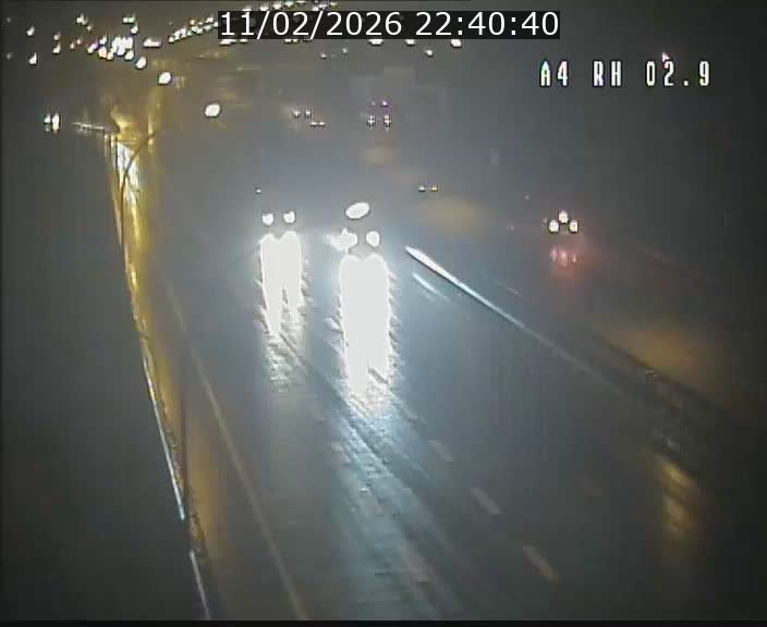 Webcam traffic A4 Luxembourg - BK 2.9 - Croix de Cessange (direction Luxembourg)