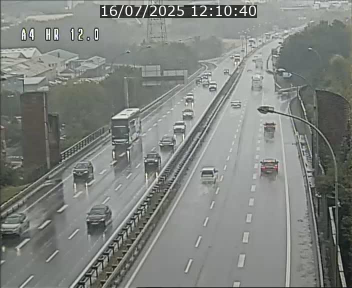 Traffic live webcam Luxembourg Jonction Foetz - A4 - BK 12.0 - direction Esch sur Alzette