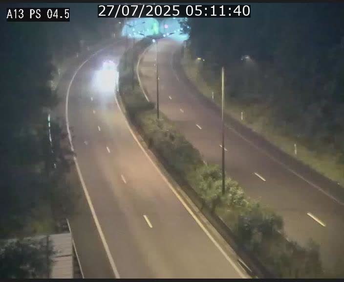 Traffic live webcam Luxembourg Differdange - A13 direction Esch-sur-Alzette - BK 4.5