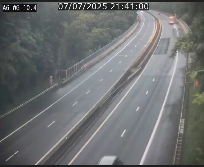 Traffic live webcam Luxembourg Mamer - A6 - BK 10.4 - direction Luxembourg/France/Allemagne