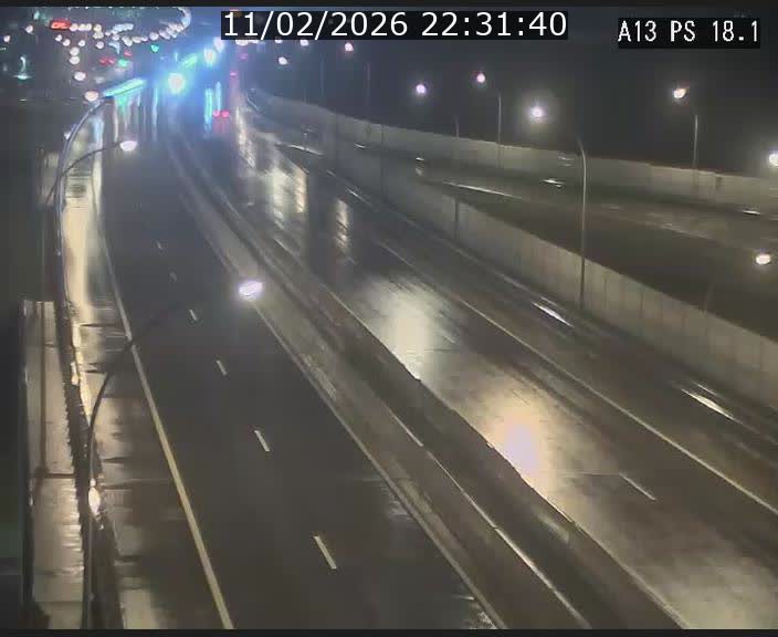 Traffic live webcam Luxembourg Dudelange - A13 direction Croix de Bettembourg - BK 18.1