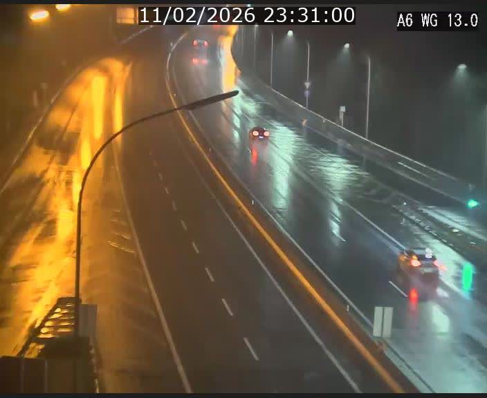 Traffic live webcam Luxembourg Mamer - A6 - BK 13 - direction Luxembourg/France/Allemagne