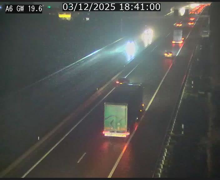 Traffic live webcam Luxembourg - Steinfort - A6 - BK 19.6 - direction Belgique