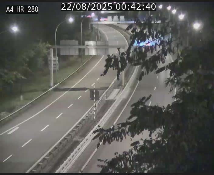 Webcam traffic A4 Luxembourg - BK 0.2 - P+R Bouillon (direction Luxembourg)