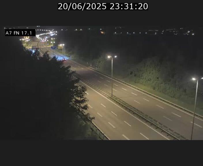 Caméra trafic Luxembourg - A7, Merscherbierg direction Mersch
