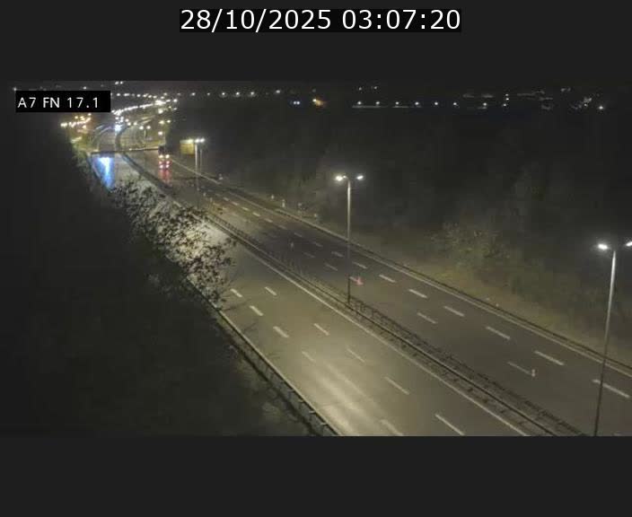 Caméra trafic Luxembourg - A7, Merscherbierg direction Mersch