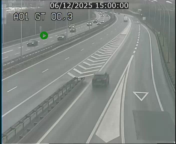 Traffic live webcam Luxembourg Croix de Gasperich - A1 direction Kirchberg - BK 0.3