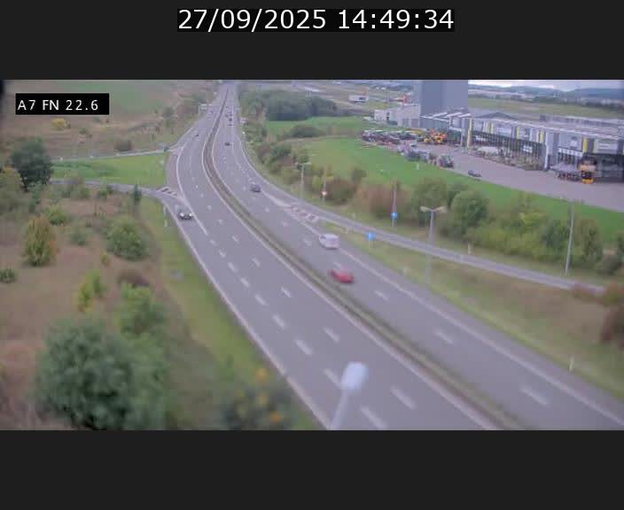Caméra trafic Luxembourg - A7, Colmar-berg direction Mersch