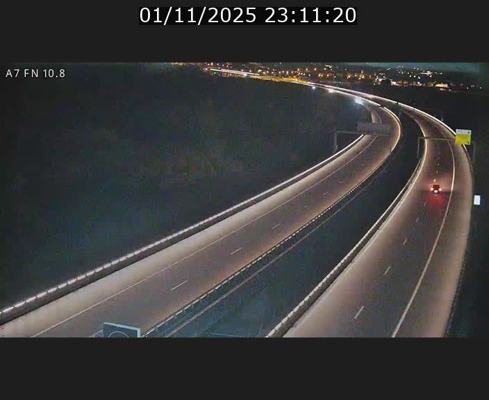 Caméra trafic Luxembourg - A7, Tunnel Gousselerbierg, sortie sud, direction rond-point Lorentzweiler (BK 10.8)