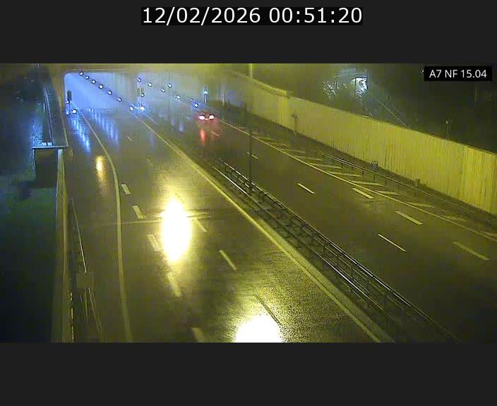 Caméra trafic Luxembourg - A7, Tunnel Mersch, entrée sud, direction Ettelbruck