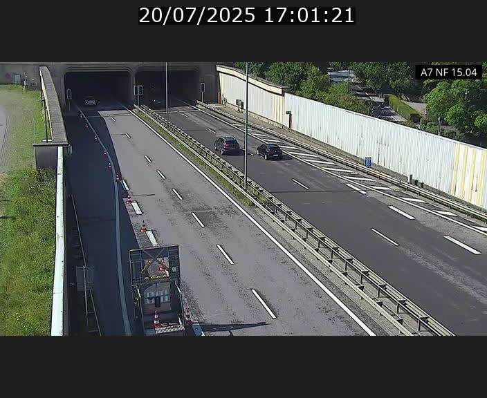 Caméra trafic Luxembourg - A7, Tunnel Mersch, entrée sud, direction Ettelbruck