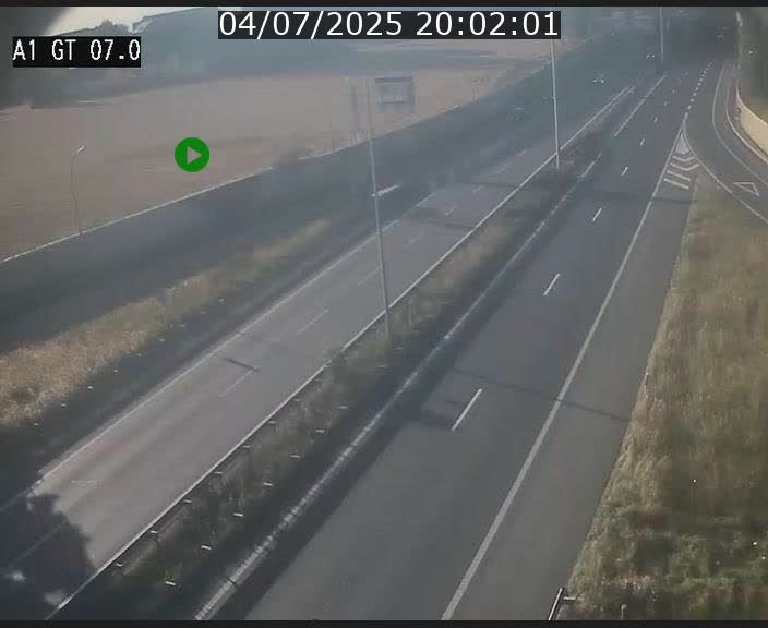 Traffic live webcam Luxembourg Cents - A1 direction Kirchberg - BK 7