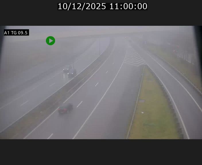 Traffic live webcam Luxembourg Jonction Grünewald - A1 direction Luxembourg-ville - BK 9.5