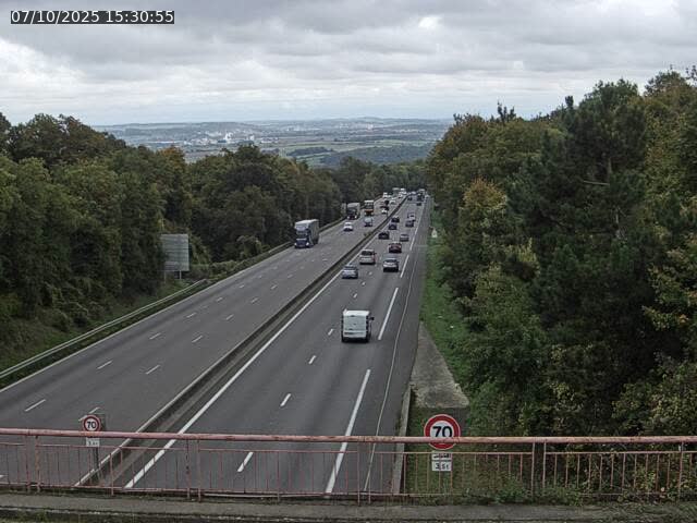 Caméra autoroute France - A33, Houdemont direction Lunéville