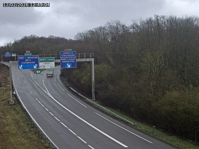 Caméra autoroute France - Biffurcation A31/A33, Laxou direction Nancy