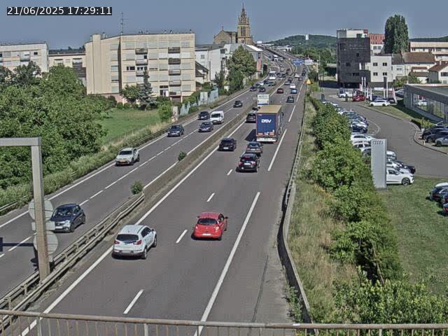Caméra autoroute France - A31, Thionville direction Metz