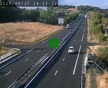 Caméra autoroutière France - A75, Coren, en direction de Montpellier