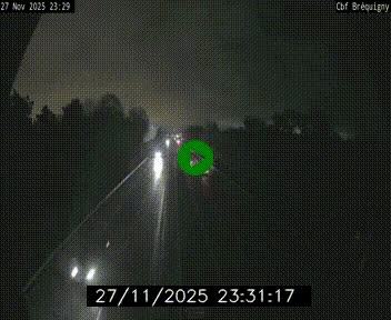 Webcam sur le périphérique de Rennes (N136) à hauteur du quartier Bréquigny, au sud de la ville