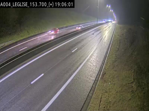Webcam autoroute E411 à hauteur de Léglise, en direction de Luxembourg