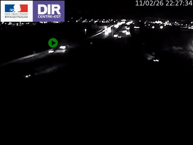 Clone of Caméra de circulation sur A7 à Lyon Perrache vers Marseille, le long du Rhône