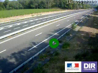 Webcam autoroute sur l'A77 à hauteur de Pouilly-sur-Loire en direction de Nevers