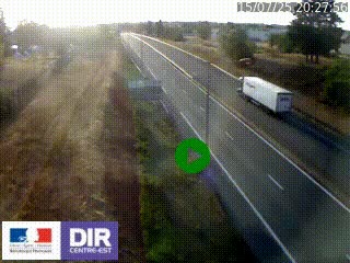 Webcam à Mably, à proximité de Roanne en direction de Moulins sur la N7